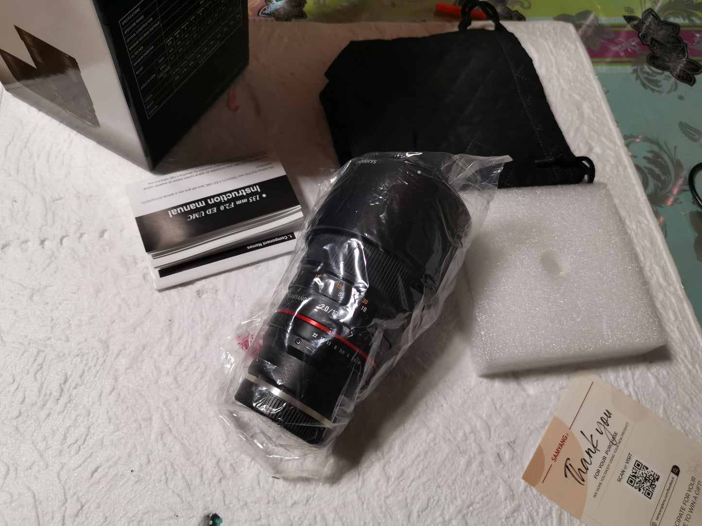 SAMYANG 135 mm f2.0 ED UMC pour Sony E neuf + garantie