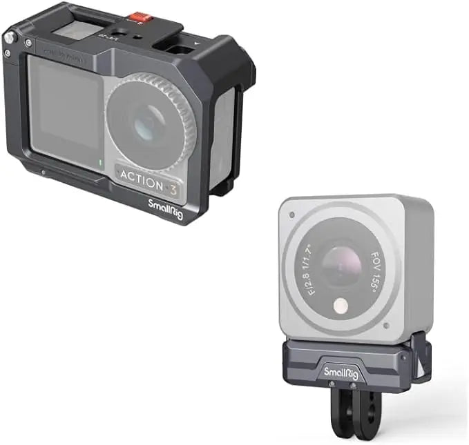 Cage SmallRig 4119C pour DJI Osmo Action 5 Pro / 3/4 étui de caméra , cadre de protection