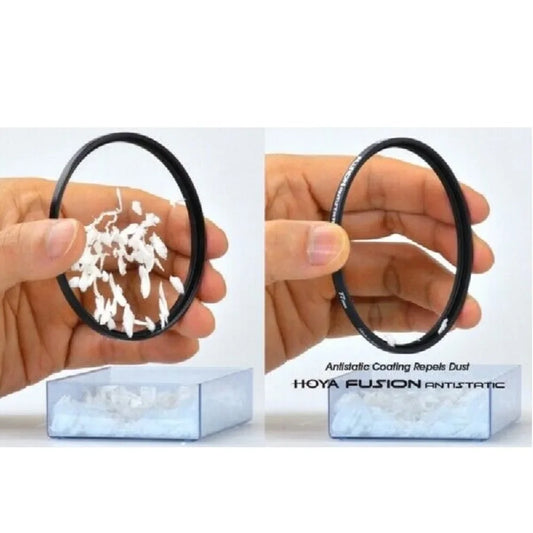 Filtre UV HOYA FUSION ANTISTATIC Slim protection multicouche 49 52 55 58 62 67 72 77 82mm