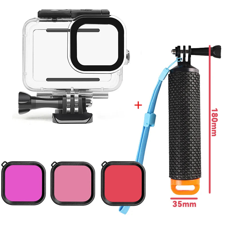 Caisson de plongée sous-marine 60M pour Go Pro Hero 9 10 11 12 13