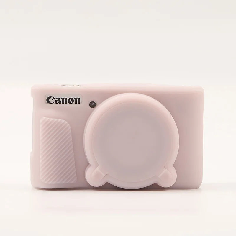 Housse de protection en silicone anti-choc pour Canon PowerShot SX740 / SX730