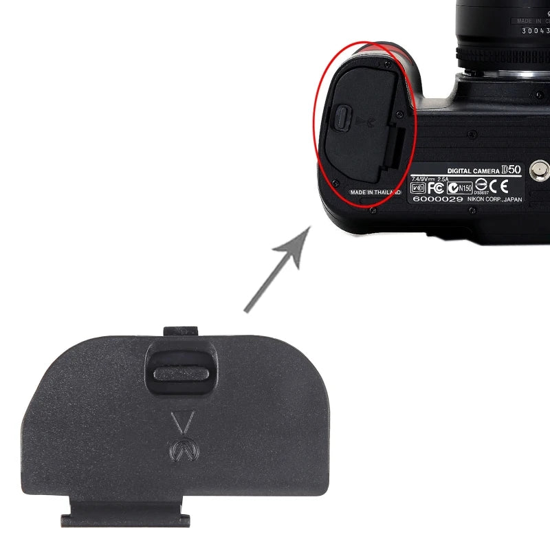 Couvercle de compartiment de batterie pour appareil photo Nikon, pièce de rechange, D50, D70, D80, D90