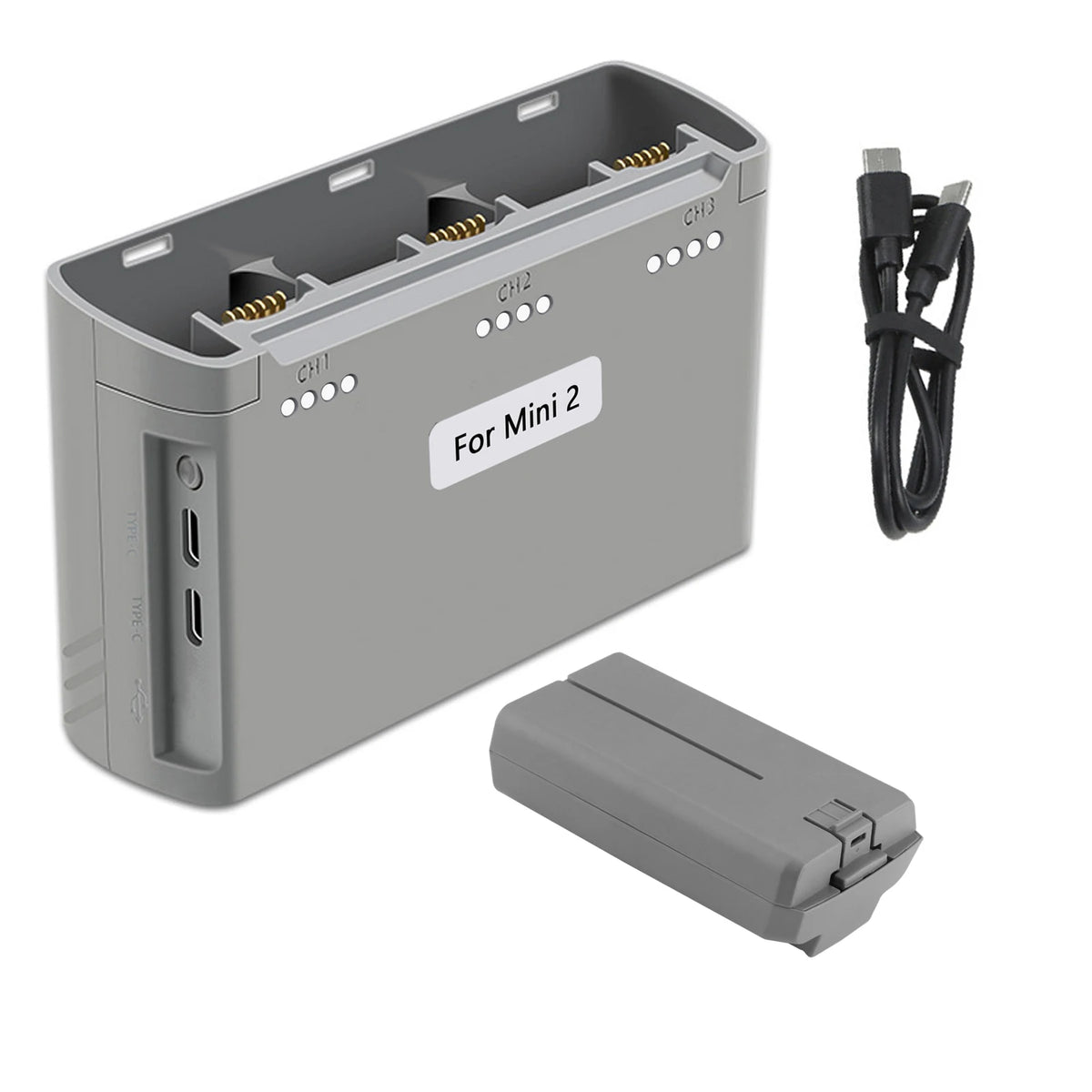 Probty Battery + Charger for DJI Mavic Mini 2, Mini SE, Mini 4K, Mini 2 SE Drone