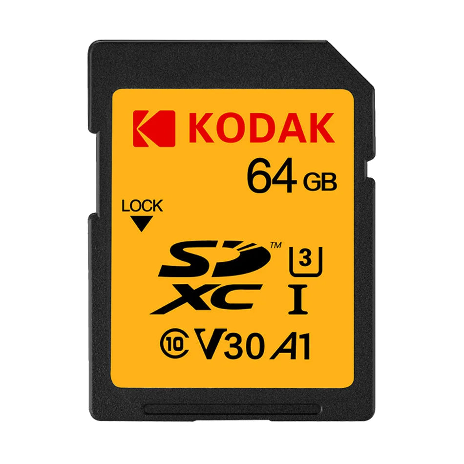Carte mémoire SD Kodak SDHC 32 Go 64 Go 128 Go 256 Go 512 Go V30 V90 prise en charge de l'appareil photo