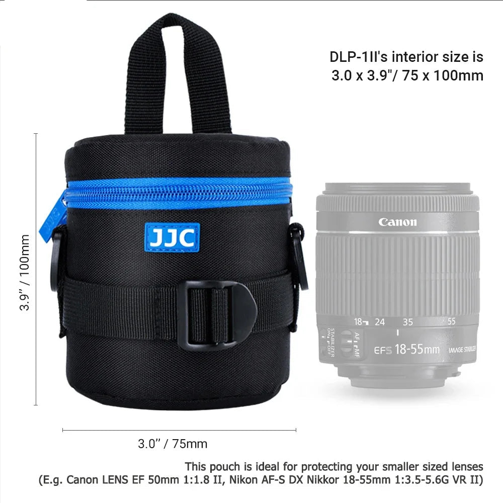 Housse pour objectif JJC de luxe hermétique pour Canon Nikon Sony Olympus Fuji...