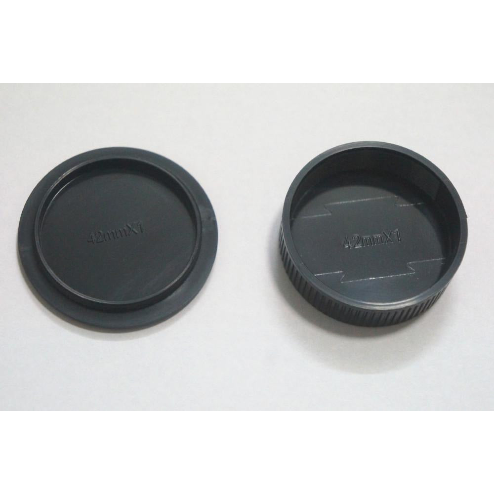 Bouchon objectif reflex avant et arrière monture M42 (argentique)