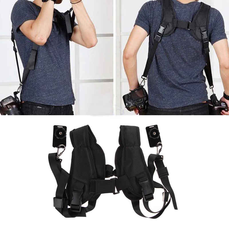 Sangle dorsale professionnelle universelle twinblacky fixation 2 X reflex