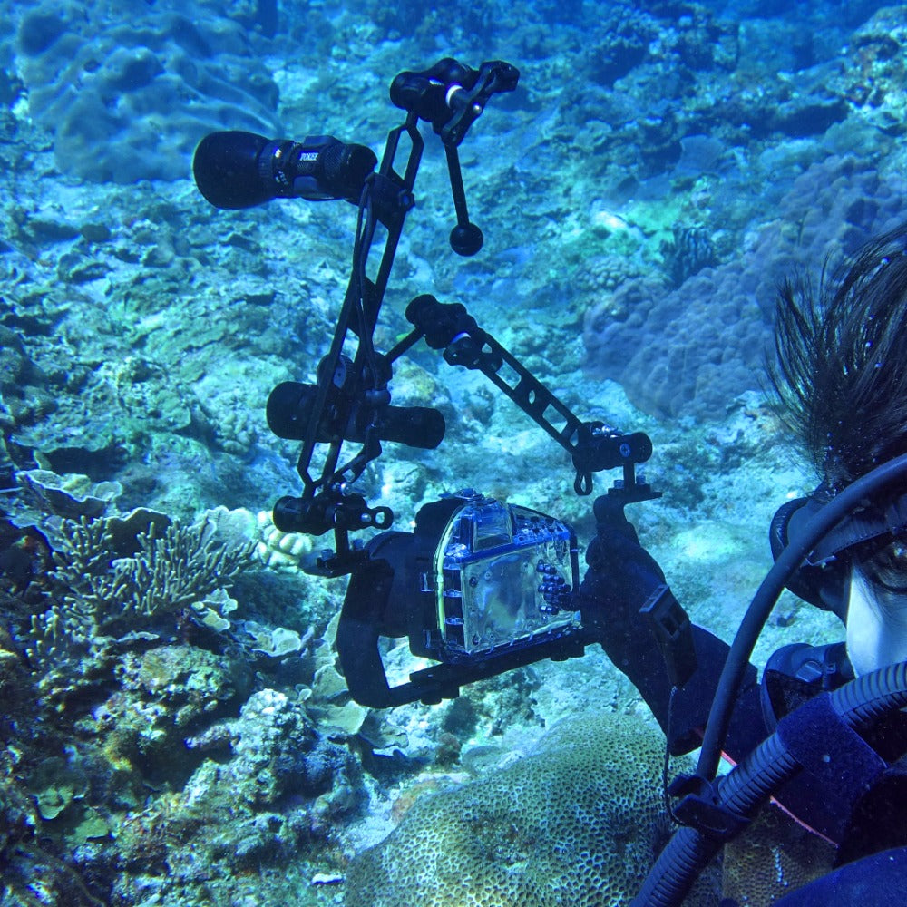 Support Pince - fixation PULUZ adapté à la plongé sous-marine