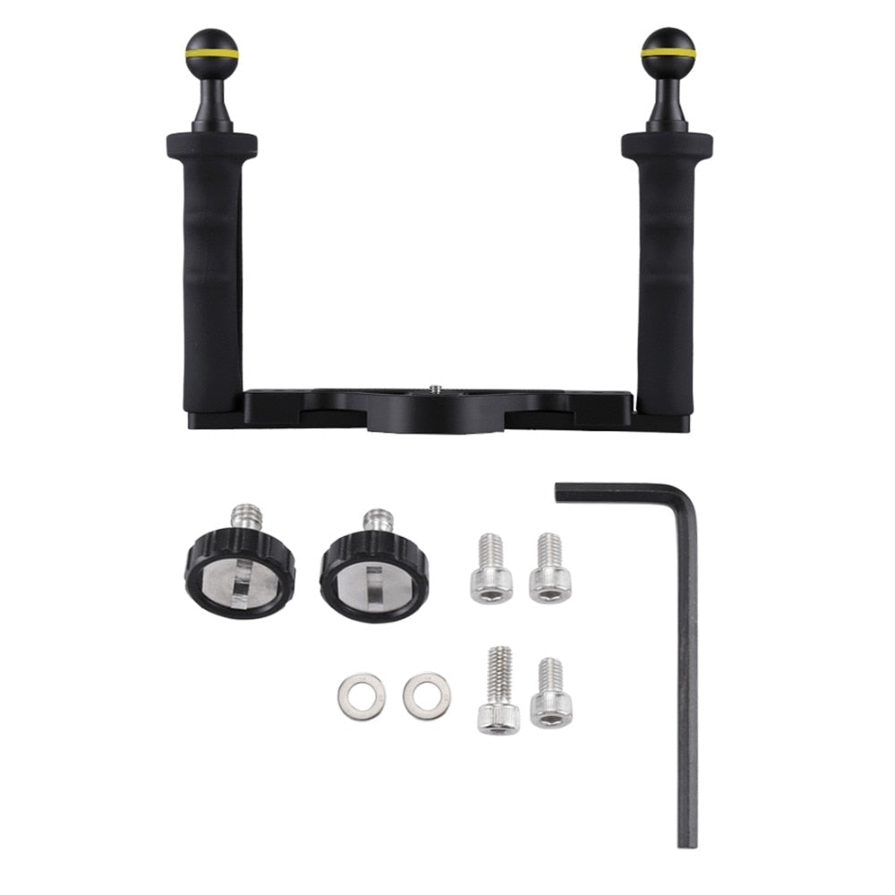 Stabilisateur Double poignée PULUZ pour caisson étanche