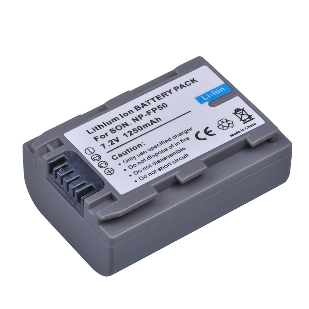 Batterie Batmax NP-FP50 haute qualité pour Sony NP-FP71,NP-FP90 SX41 HDR-CX105...
