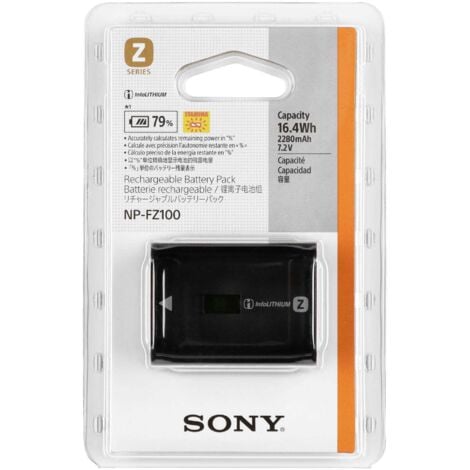 Batterie Sony NP-FZ100 pour sony a7III , a7riii , a7 iv, a7s iii, a7r iv, a6600, a9...