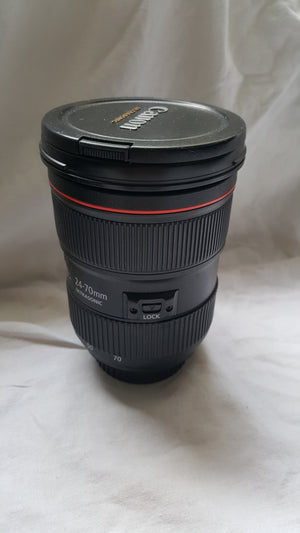 Canon EF L USM 24-70 mm f/2,8 II bon état + garantie