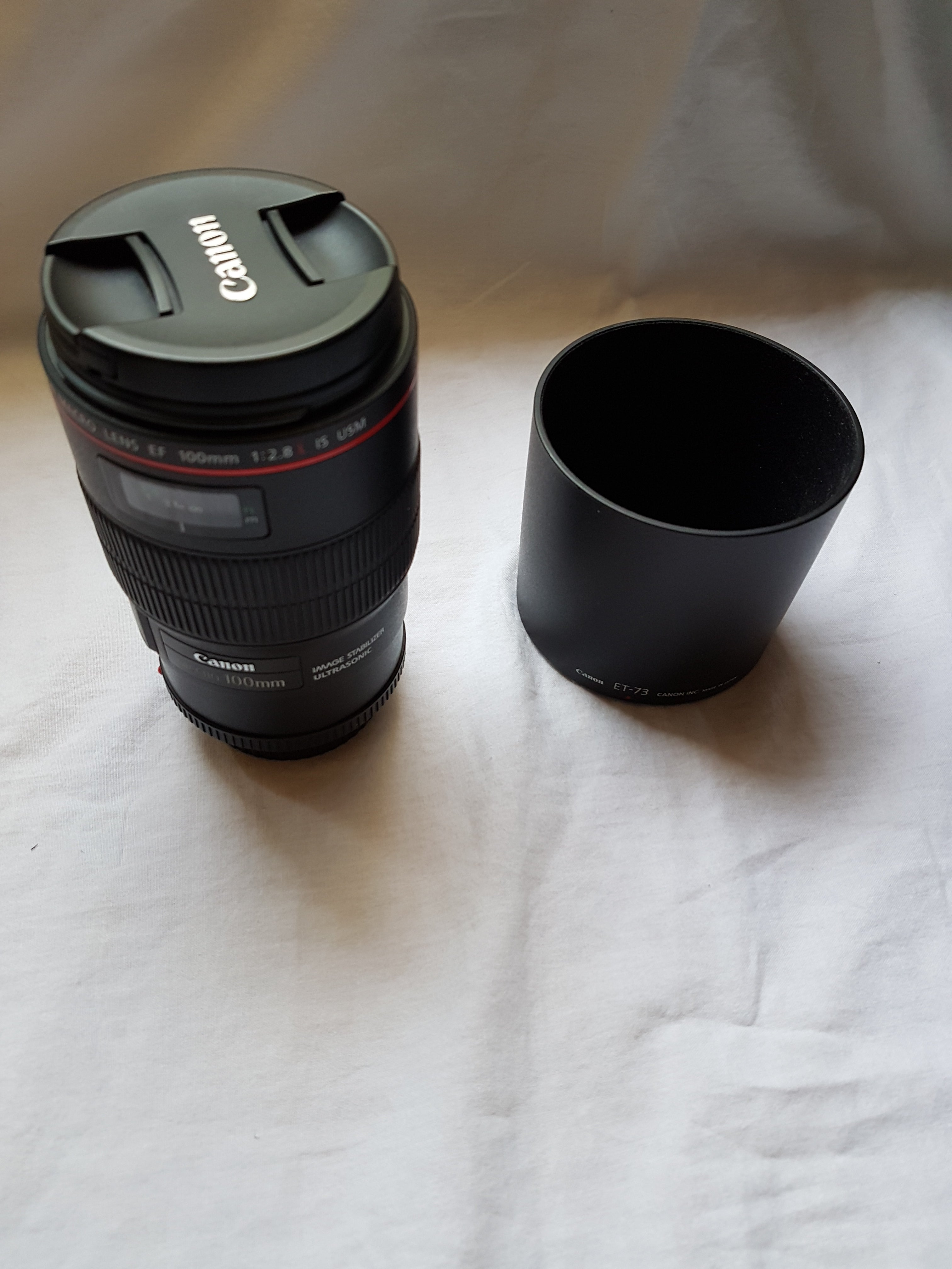 Canon EF Macro USM L IS 100 mm f/2,8 bon état + garantie
