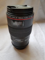 Canon EF Macro USM L IS 100 mm f/2,8 bon état + garantie
