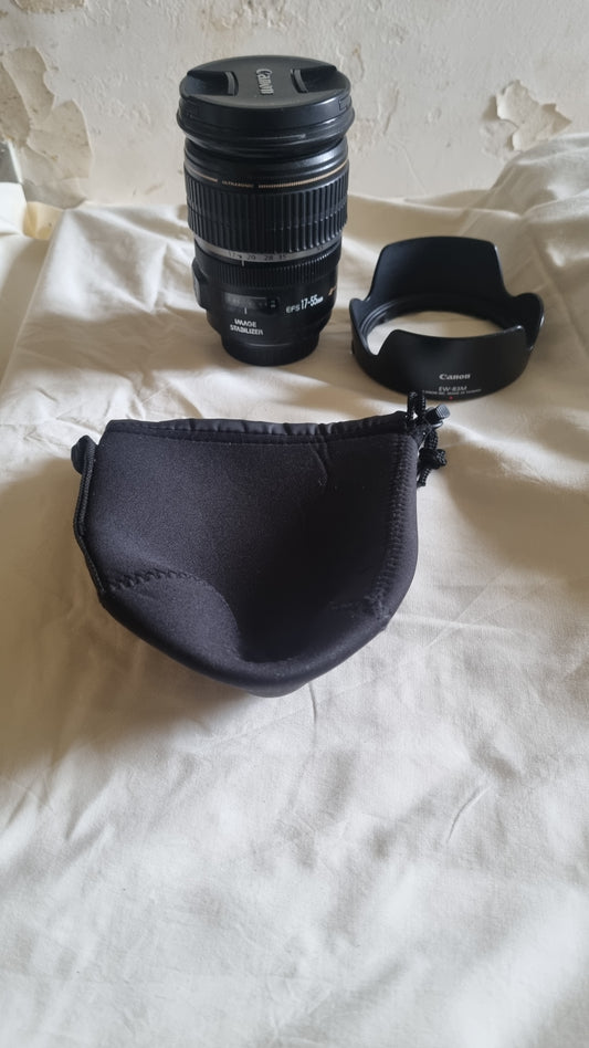 Canon EF-S 17-55 mm f/2,8 IS USM bon état + garantie