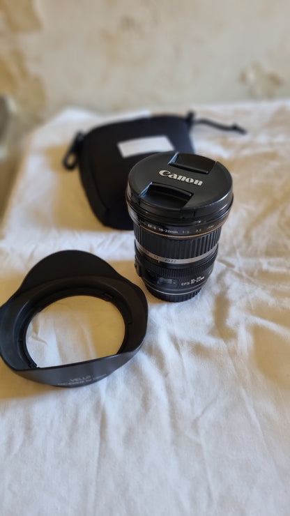 Canon EF-S 10-22 mm f/3,5-4,5 USM bon état + garantie