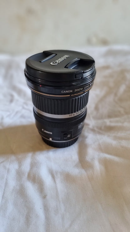 Canon EF-S 10-22 mm f/3,5-4,5 USM bon état + garantie