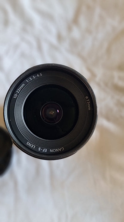 Canon EF-S 10-22 mm f/3,5-4,5 USM bon état + garantie