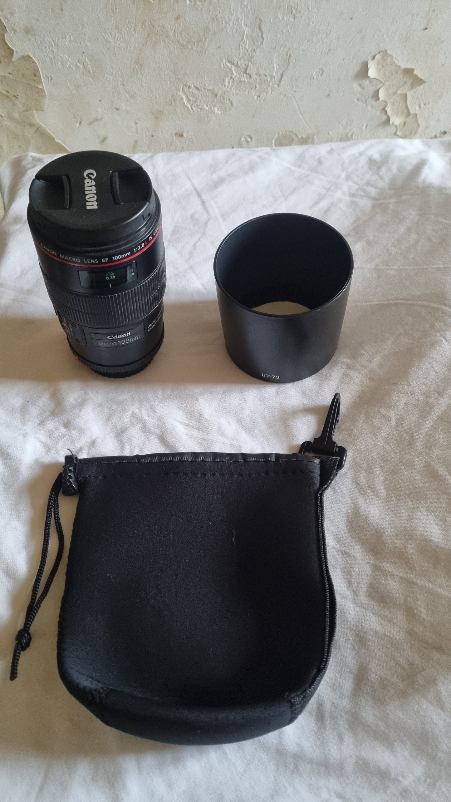 Canon EF Macro USM L IS 100mm f/2.8 good condition + warranty