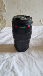 Canon EF Macro USM L IS 100 mm f/2,8 bon état + garantie