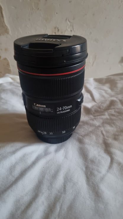 Canon EF L USM 24-70 mm f/2,8 II très bon état + garantie