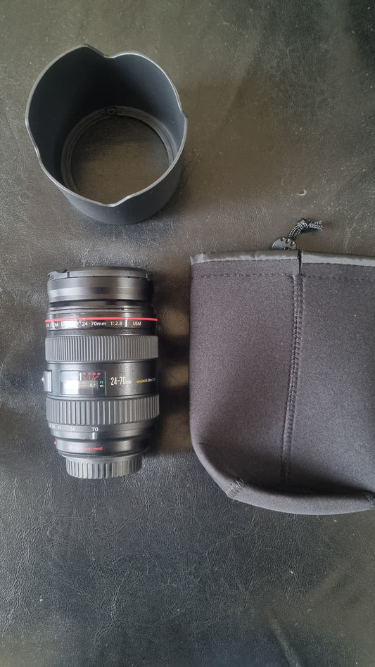 Canon EF L USM 24-70 mm f/2,8 bon état + garantie