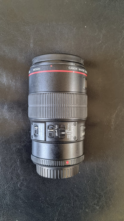 Canon EF Macro USM L IS 100 mm f/2,8 bon état + garantie