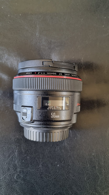 Canon EF L USM 50 mm f/1,2 très bon état + garantie