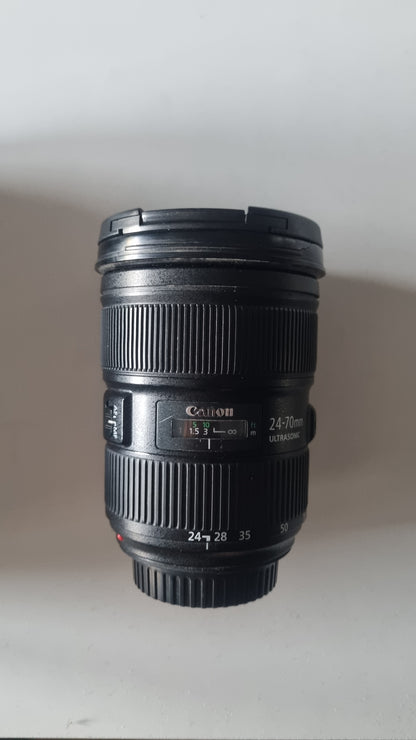 Canon EF L USM 24-70 mm f/2,8 II bon état + garantie