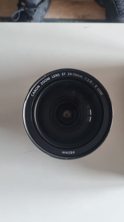 Canon EF L USM 24-70 mm f/2,8 II bon état + garantie