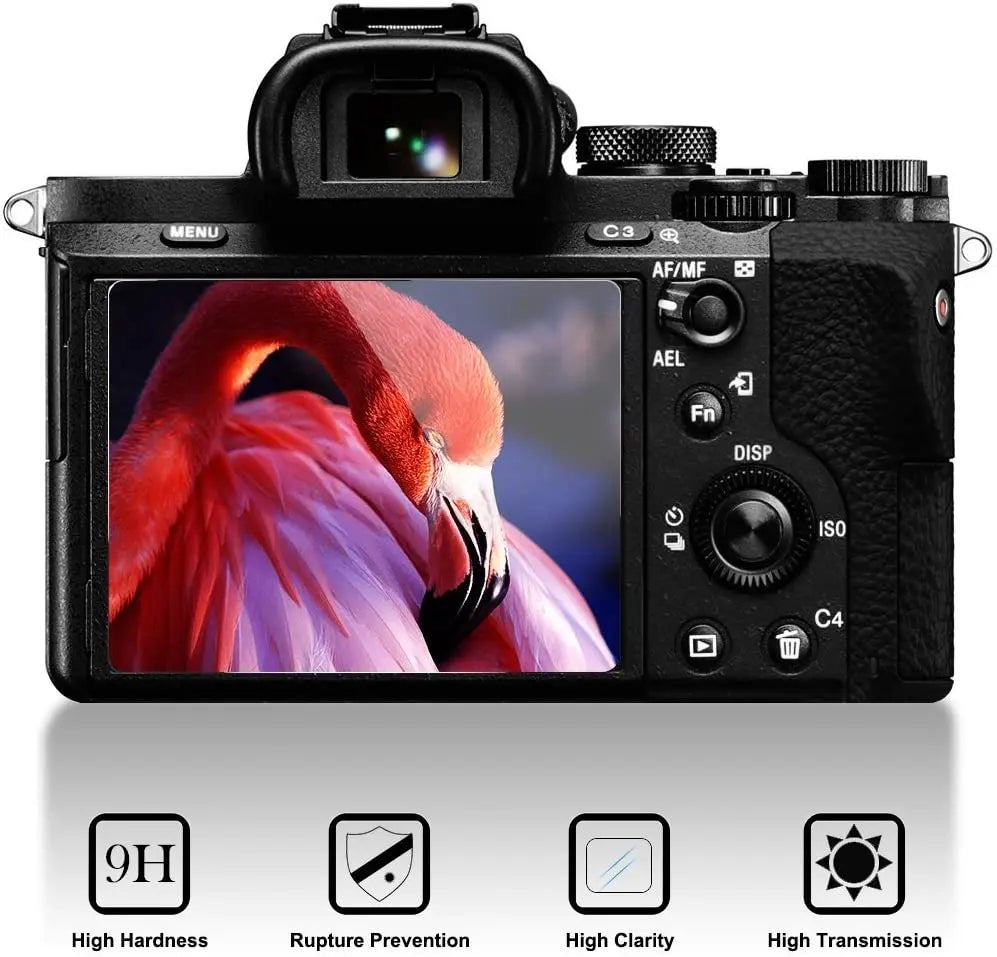 Verre de protection pour Sony A6400 A6300 A6000 A5000 NEX-7/6/5 A9 A77 A7R iii IV A7 A7s III A7II A7III A7IV ZV1 RX10 RX100 II III IV...