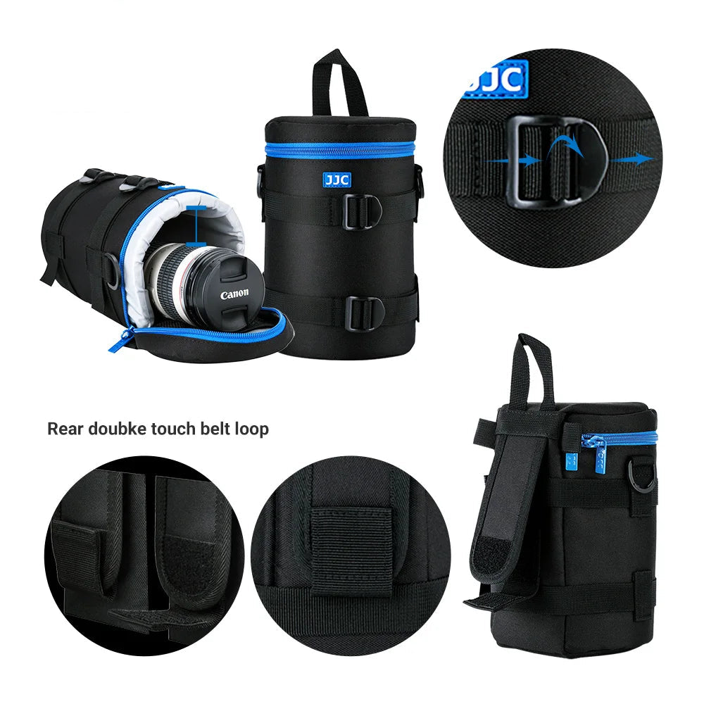 Housse pour objectif JJC de luxe hermétique pour Canon Nikon Sony Olympus Fuji...