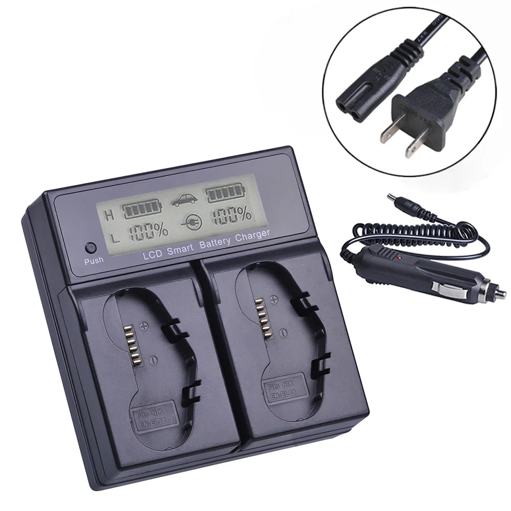 Batterie DuraPro LP-E4N LP-E4 + chargeur pour Canon EOS-1D C, EOS 1D Mark III, EOS 1Ds Mark III, EOS 1D Mark IV