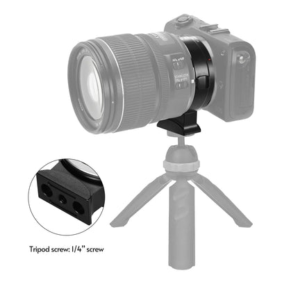 Bague d'adaptation Andoer EF-EOSR AF avec autofocus et stabilisation d'image objectif ef vers reflex R r6 r5...