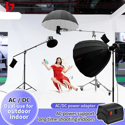 Flash stroboscopique JINBEI HD610pro extérieur sans fil avec batterie 600W 6000mAh Monolight TTL HSS 1/8000S avec déclencheur TR-Q7II en option