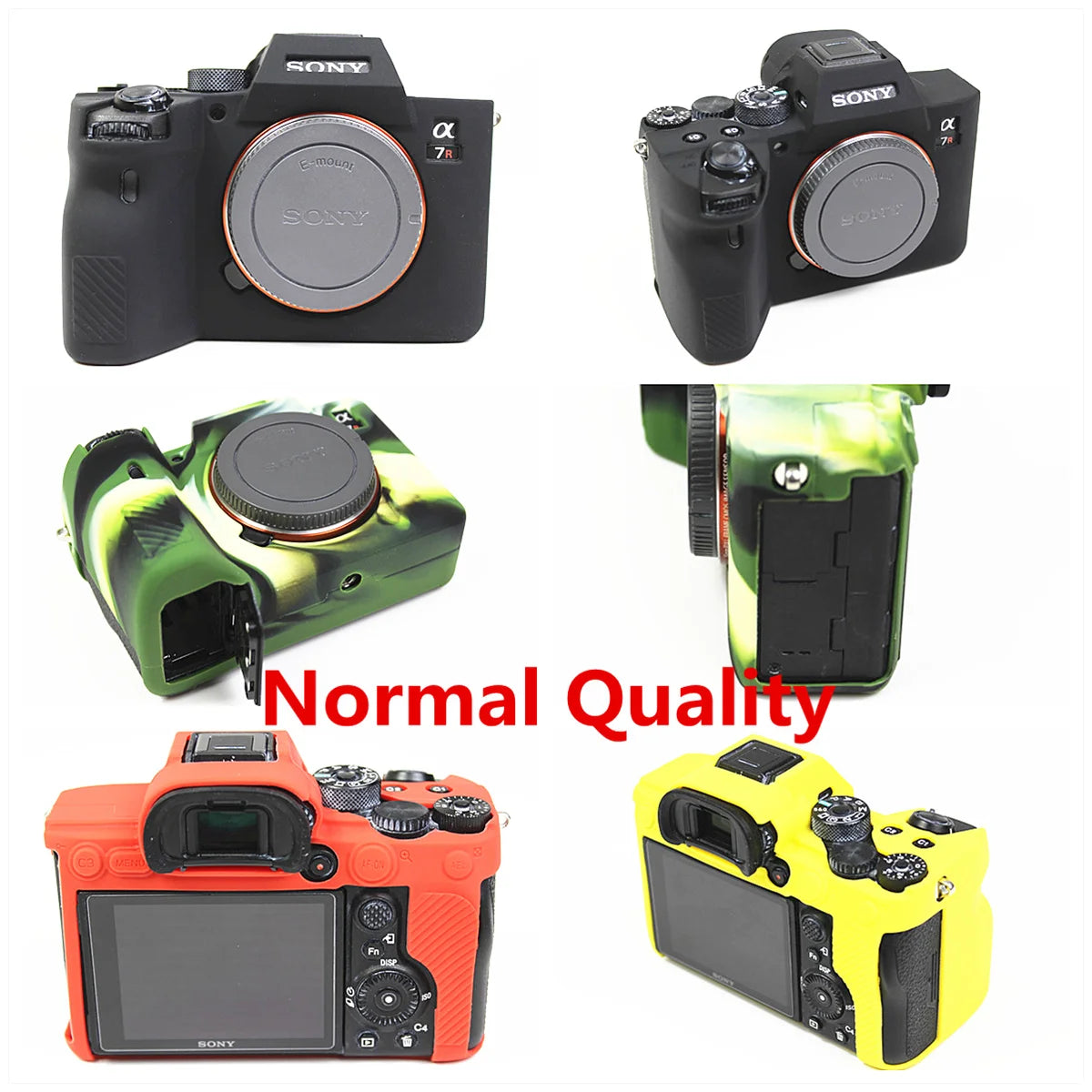 Housse silicone de protection anti-choc pour Sony Alpha 7R v a7r V a7r 5 et a7r iv a7r 4