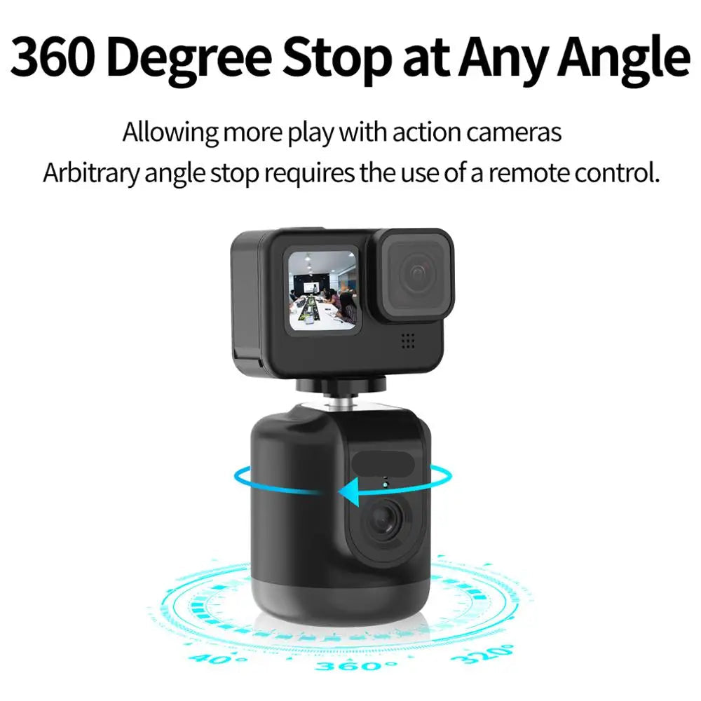 Gimbal intelligent Rotation à 360 ° Selfie Suivi automatique du visage pour GoPro Osmo Action Smartphone...