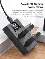 Batterie Probty pour Gopro max Gopro max 360 + chargeur double