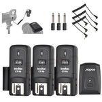 Déclencheur émetteur + récepteur Godox CT-16 16 canaux sans fil Radio Flash pour Canon Nikon Pentax Studio Speedlite Flash