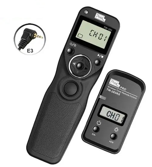 Télécommande sans fil Pixel TW-283 minuterie déclencheur (DC0 DC2 N3 E3 S1 S2) câble pour Canon Nikon Sony Panasonic