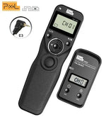Cable de control remot sense fil Pixel TW-283 amb temporitzador i disparador (DC0 DC2 N3 E3 S1 S2) per a Canon Nikon Sony Panasonic