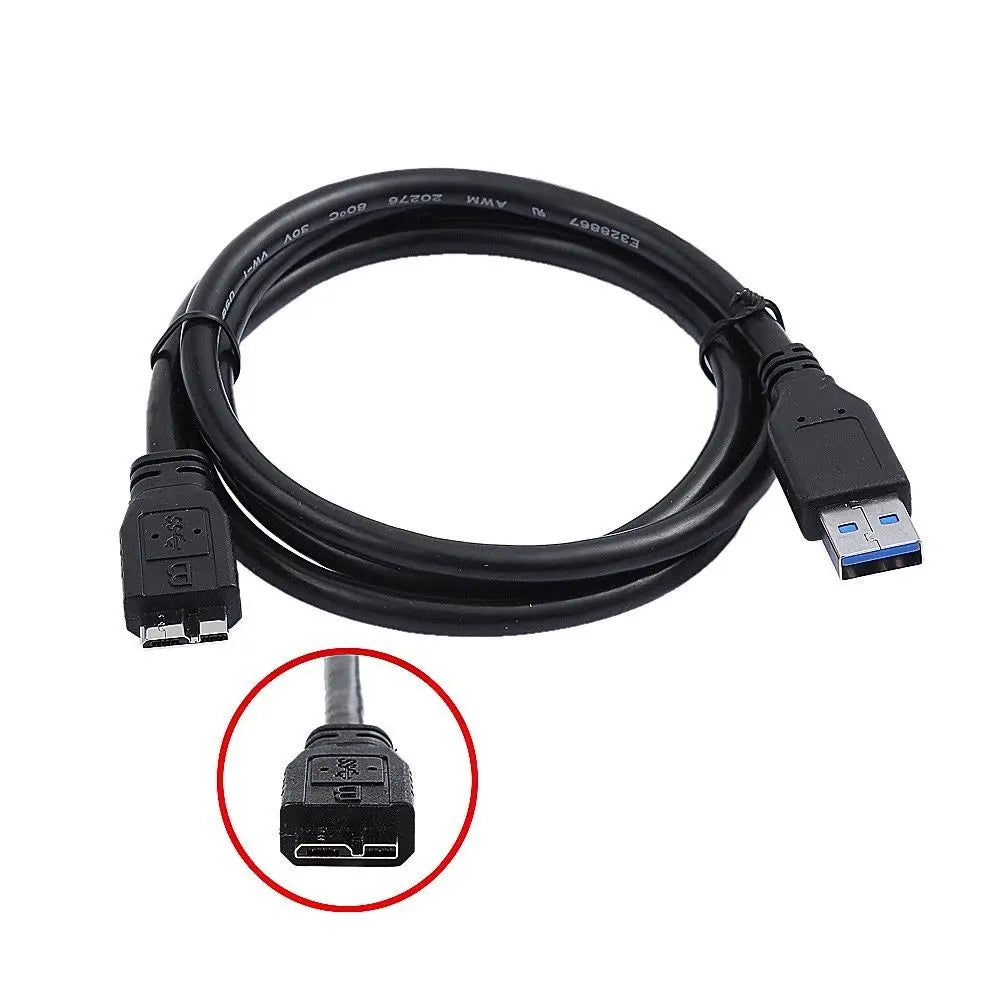 Câble d'interface USB 3.0 vers Micro-B pour Canon EOS 5D Mark IV 5DS 5 ...