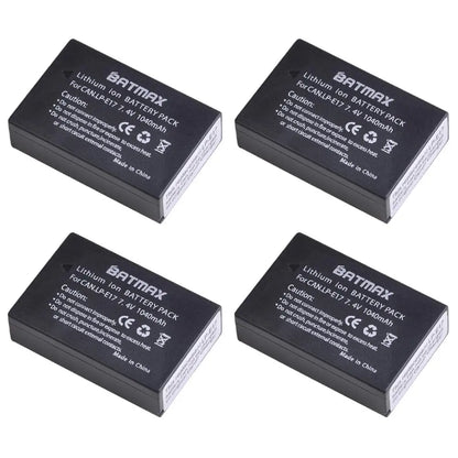 Batterie + chargeur double Batmax LP-E17 LPE17 LP E17 pour Canon EOS R8 R10 RP R50 200D 250D M3 M5 M6 750D 760D T6s 800D T8i