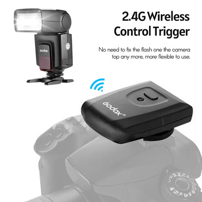 Flash Godox TT520 Ⅱ Speedlite + déclencheur AT-16  sans fil 2.4G