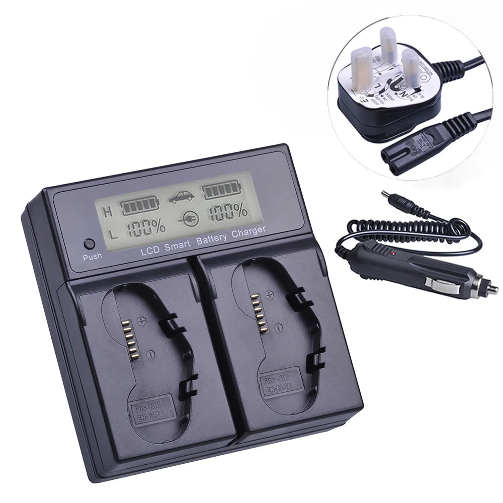 Batterie DuraPro LP-E4N LP-E4 + chargeur pour Canon EOS-1D C, EOS 1D Mark III, EOS 1Ds Mark III, EOS 1D Mark IV