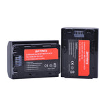 Batterie Batmax 2280mAh NP-FZ100 FZ100 + double chargeur LED USB pour Sony ZV-E1, Alpha A7III, A7R III, A9, A6600, a7 IV, a7R IV, A6700, A7M4...