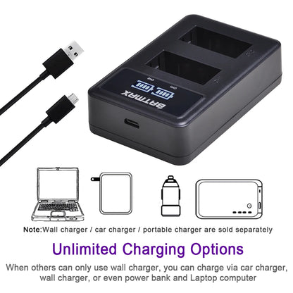 Batterie Batmax EN-EL20 EN-EL20A EN EL20 EN EL20a + chargeur double LED USB pour Nikon Coolpix P1000, Nikon S1 J1, J2, J3 Nikon1 AW1