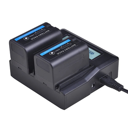 Batteries génériques + chargeur rapide double pour batteries BP-U30 BP U30 2200mAh pour sony FS7 FS5 x180 ...