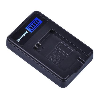 Batterie Batmax SLB-10A SLB 10A + chargeur pour Samsung P800 P1000 PL50 PL51 PL55 SL420 SL502 SL620 SL720 SL820 WB700