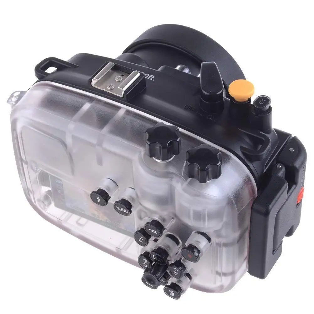 Caisson étanche Meikon 40m pour Sony A5000 A5100 A6000 A6300 A6400 A6500